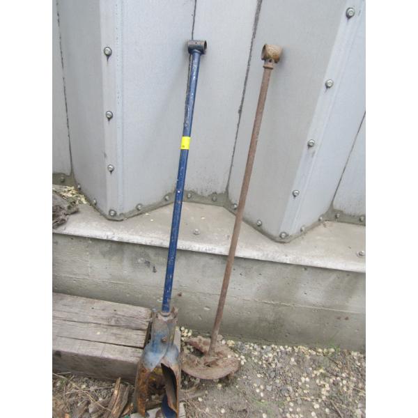 2 POST HOLE AUGERS