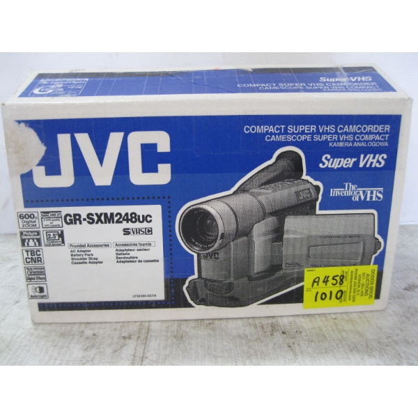 JVC SUPER VHS COMPACT CAMCORDER IN BOX