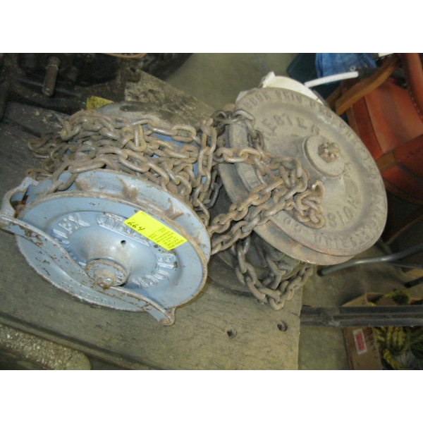 HEAVY DUTY CHAIN HOIST - 1 TON