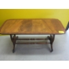 Image 1 : ANTIQUE COFFEE TABLE ON CASTORS