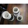 Image 2 : 3 WEST GERMAN KPM WHITE BLACK VASES