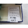 Image 3 : GENUINE MALACHITE & STERLING NECKLACE