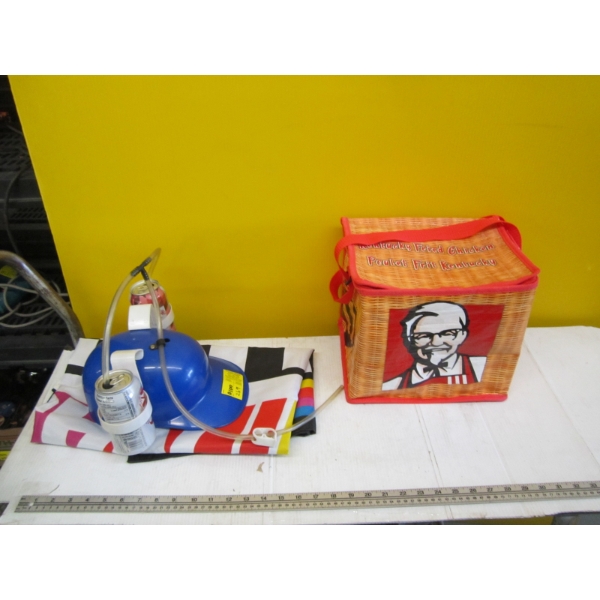DOUBLE DRINK HOLDER, INSULATED COOLER, ETC.