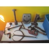 Image 2 : BIN OF VINTAGE ITEMS - JACK, DRILL, ETC.