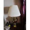 Image 2 : 2 BRASS BASED TABLE LAMPS
