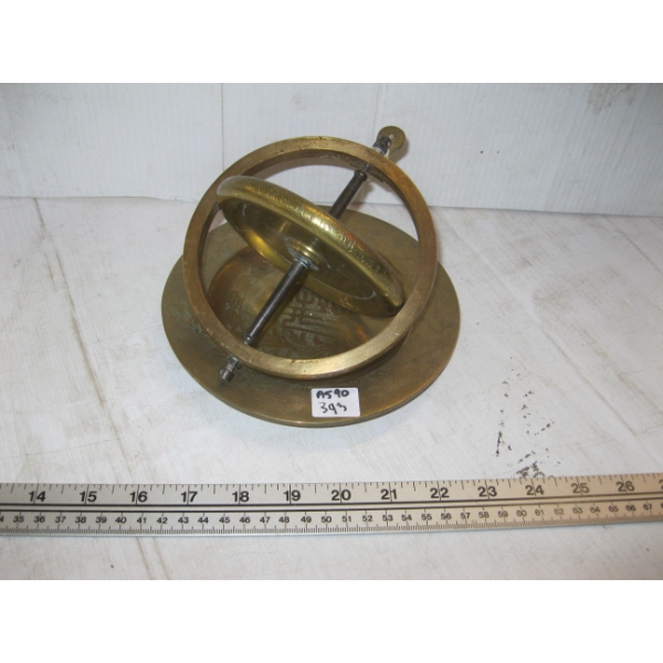 UNIQUE BRASS PART OF SUNDIAL & BRASS PLATE