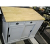 Image 1 : KITCHEN ISLAND W/FOLDING EXTENSION TABLE TOP