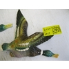 Image 2 : SET OF 4 VINTAGE FLYING PORCELAIN HAND PAINTED DUCKS, ONE MARKED JAPAN