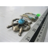 Image 2 : 2 SILVER & TURQUOISE NAVAJO BELT BUCKLES