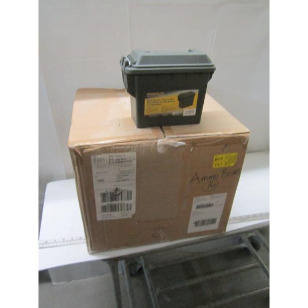 16 NEW PLASTIC MINI AMMO BOXES