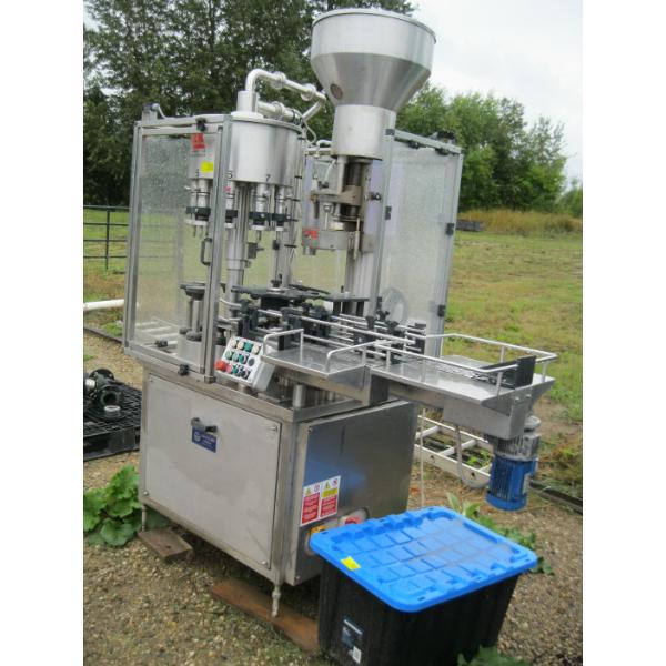 ITALIAN AUTOMATIC FILLING/CORKING BOTTLE STATION W/ASST. ACCESS.