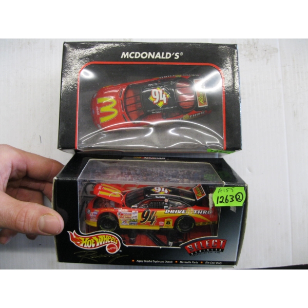 2 NASCAR BILL ELLIOTT MCDONALD DIECAST CARS