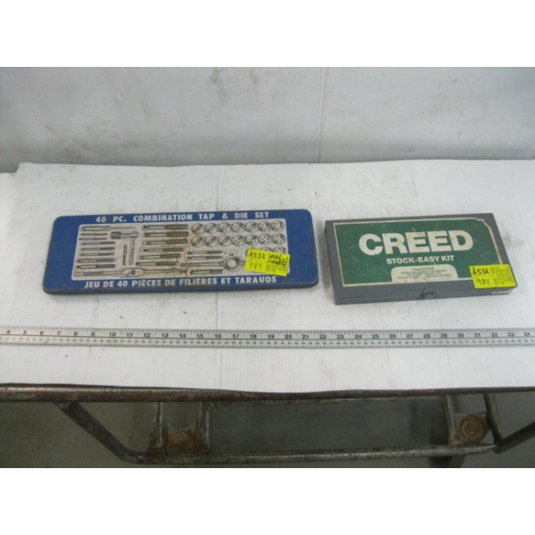 TAP & DIE SET & A BIB WASHER SET