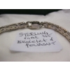 Image 4 : STERLING SILVER .925 BRACELET & PENDANT
