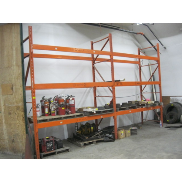 HEAVY DUTY METAL SHELVING UNIT - 11.5'X18'X43"