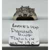 Image 1 : LADIES 14KT DIAMOND RING, TCW 1.14, W/A $4,190, SZ 4.5