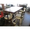 Image 1 : HIGH TOP TABLE W/4 BAR STOOLS