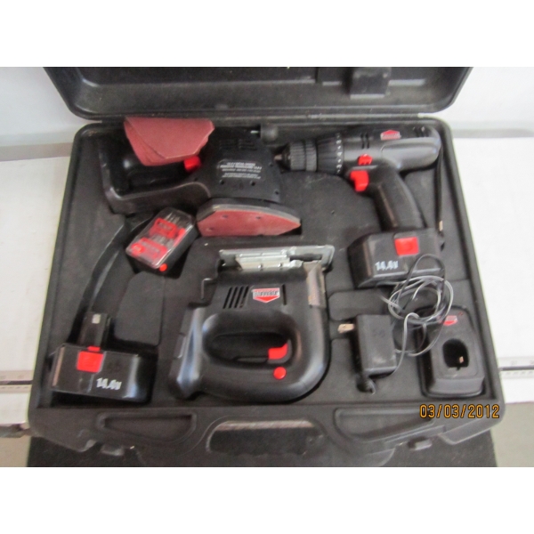 14.4V JOB MATE RECHARGEABLE TOOL KIT