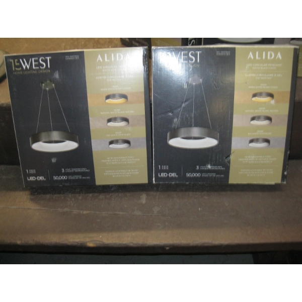 2 LED LIGHT FIXTURES - NEW