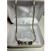 Image 1 : PANDORA .925 SILVER NECKLACE & CHARMS, 18"