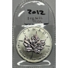 Image 1 : 2012 CDN 1 OZ. .999 SILVER MAPLE LEAF COIN (TAX EXEMPT)