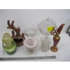 Image 1 : DECORATIVE GLASSWARE, VASES, ETC.
