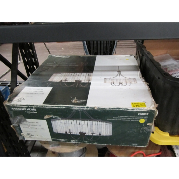 5 LIGHT CHANDELIER IN BOX