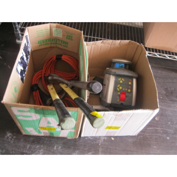 2 BOXES OF MISC. TOOLS