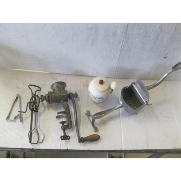 JUICE PRESS, MEAT GRINDER, ETC.