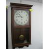 Image 1 : WOOD CASED WIND UP CLOCK BY ARTHUR PEQUEGNAT CLOCK CO. CANADA