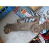 Image 3 : BOX W/MISC. SIGNS, LICENCE PLATE, THERMOMETERS, ETC.