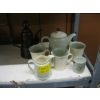 Image 1 : DENBY COFFEE POT W/MUGS, CREAM & SUGAR