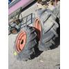 Image 2 : 2 TRACTOR TIRES & 2 TRAILER TIRES