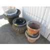 Image 2 : LOT OF ASST'D GARDEN PLANTERS, ETC.