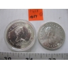 Image 2 : 2 CANADIAN 50% SILVER $1 COINS