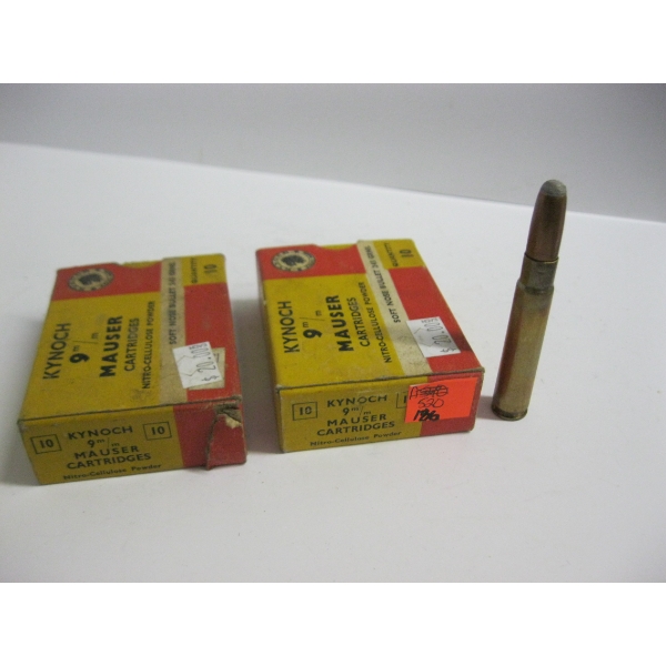 KYNOCH 9M MAUSWER 245GRS |2X10 CARTRIDGES