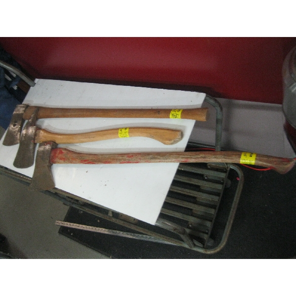 2 AXES & A FIRE AXE