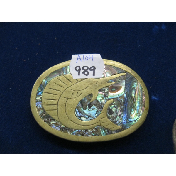 NAVAJO BELT BUCKLE