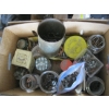 Image 4 : 3 BOXES OF NUTS, BOLTS, HINGES, ETC.