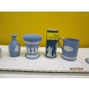 Image 4 : 8 PIECES OF WEDGEWOOD JASPER WAVE