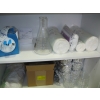 Image 4 : CABINET CONTENTS: TEST TUBES, BEAKERS, MISC. TESTING ITEMS, PETRI DISHES, ETC.