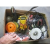 Image 1 : MISC. CUTTING DISCS, VOLTAGE TESTER, ASST. TOOLS, SPEAKERS, ETC.