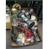 Image 2 : 2 BOXES OF MISC. CANDLES, CANDLEHOLDERS, ETC.