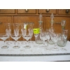 Image 2 : 3 DECANTERS & ASST. CRYSTAL GLASSES