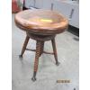 Image 2 : BALL & CLAW BARLEY TWIST LEG PIANO STOOL