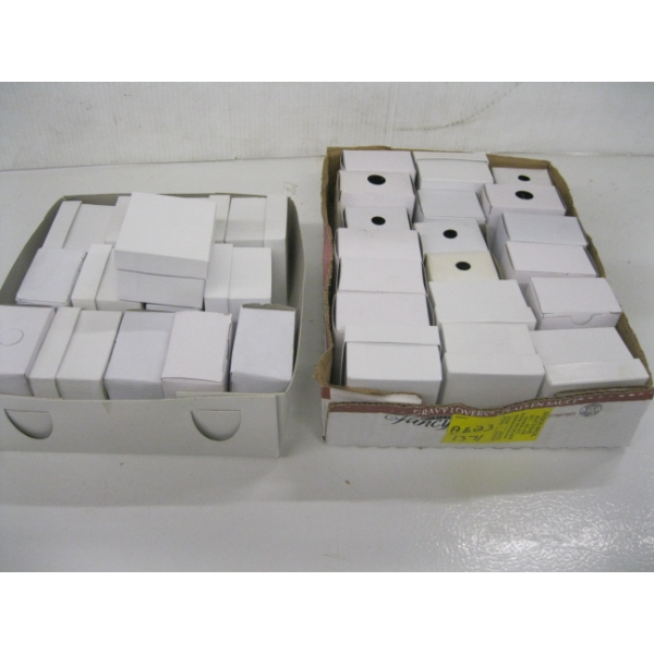 2 BOXES OF RING BOXES