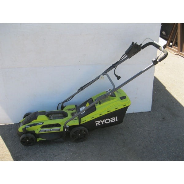 SMALL 13" RIOBI ELECTRIC PLUG IN LAWNMOWER