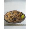Image 1 : WOVEN BASKET W/DECORATIVE PATTERN