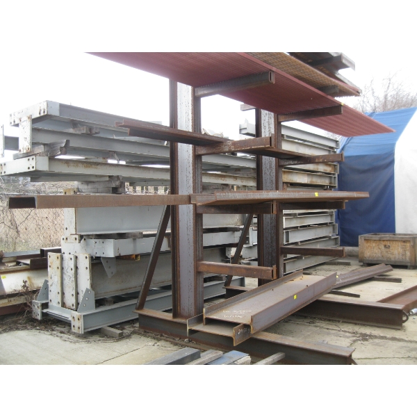 3 SHELVES OF ASST. STEEL