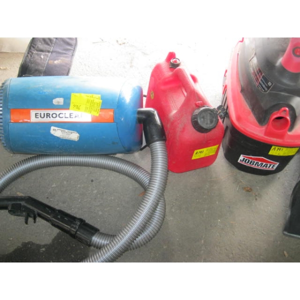 2 SM. VACUUMS & A FUEL CONTAINER